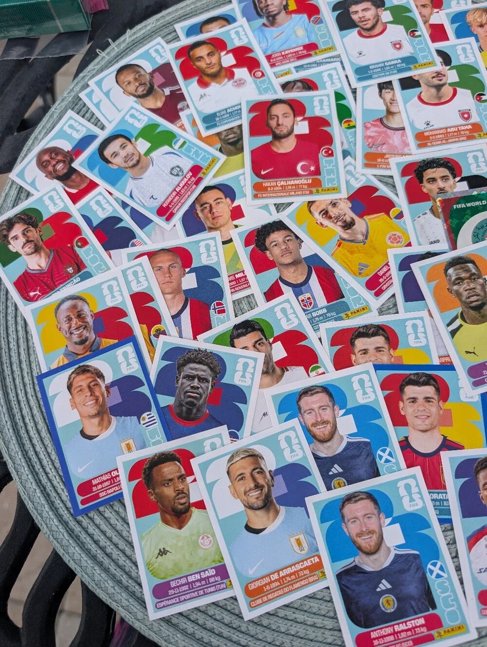 Panini FIFA World Cup 2026 Player Sticker Lot - Multi 50ish Players Cards - Picture 5 of 5